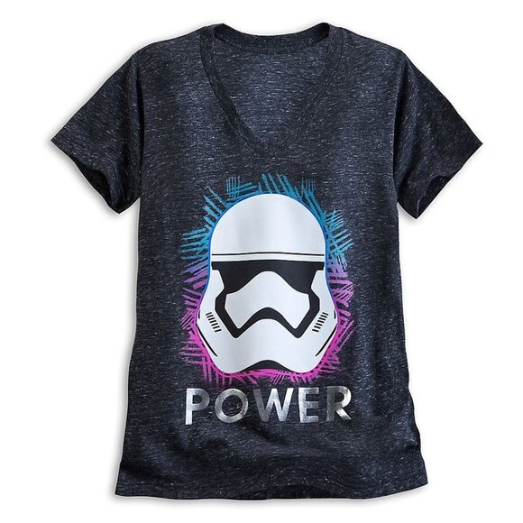 Disney Tops - Disney Store Authentic Grey Star Wars Stormtrooper Short Sleeve T Shirt S
